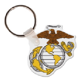 Custom Marines Logo Key Tag