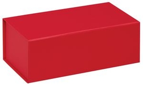 Custom Red Magnetic Closure Gift Box - 7x4x2.75, 7" L x 4" W x 2 3/4" H