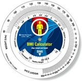 Custom .020 White Plastic Body Mass Index Wheel Calculator (6