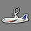 Custom Luggage Tag W/ Tab - Full Color Front Passenger Air Plane, Price/piece