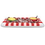 Custom Inflatable Red & White Stripes Buffet Cooler, 28" W x 54" L, Price/piece
