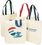 Custom Canvas Shopping Tote Bag with Gusset & 22" Handle, Price/piece