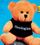 Custom 5" Q-Tee Brites Stuffed Orange Bear, Price/piece