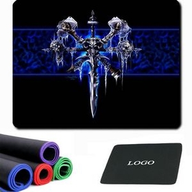 Custom Full Color Rubber Mouse pad, 11 3/4" L x 9 3/4" W x 1/16" Thick