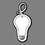 Custom Lightbulb (Reg) Bag Tag, Price/piece