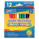 Blank 12 Pack Of Mini Colored Pencils 3.5