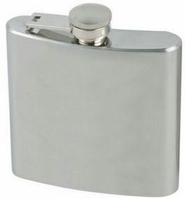 Custom Stainless Steel Wine Pot Flask, 5" L x 4" W x 1" H