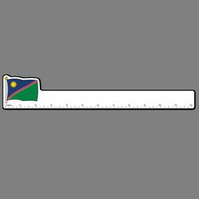 12" Ruler W/ Full Color Flag Of Namibia