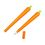 Custom Carrot Shaped Ballpoint Pen, 6" L, Price/piece