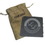 Square Slate Coaster (Single Pack) In Burlap Pouch, Price/piece