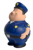Custom Policeman Bert Squeezies Stress Reliever