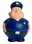 Custom Policeman Bert Squeezies Stress Reliever, Price/piece