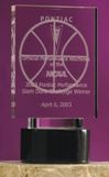 Custom Optical Crystal Performance Award (7