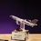 Custom Optical Crystal 747 Jet Airplane Award w/ Base (5"x6"), Price/piece