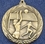 Custom 2.5" Stock Cast Medallion (Volleyball/ Female), Price/piece