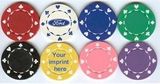 Custom Magnetic Poker Chips - Suited Design