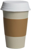 Custom Take Out Coffee Cup Squeezies Stress Reliever