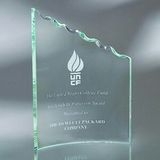 Custom Awards-optical crystal award/trophy 8 inch high, 6