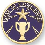 Blank Scholastic Award Pin (Star of Excellence), 1