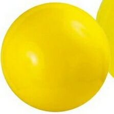 Custom 6" Inflatable Solid Yellow Beach Ball