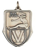 Custom 100 Series Stock Medal (Female Track & Field) Gold, Silver, Bronze