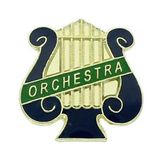 Blank Music Lyre Pin w/Orchestra Bar, 1