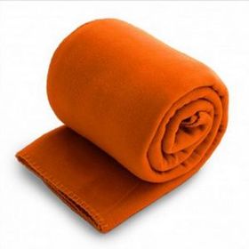 Blank Fleece Throw Blanket - Orange (50"X60")