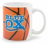 Custom Basketball 11 Oz. White Sublimation Mug