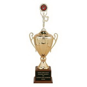 Custom 12 1/2" Savoia Cup Trophy Series w/Gold & Silver Italian Cup