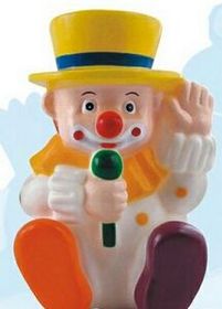 Custom Rubber All Around Clown Toy