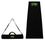 Custom The Full Length Black Yoga Mat And Upscaled Case, 24" W X 72" H X 0.125" D, Price/piece