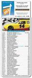 Custom Magna-Card Business Card Magnet NASCAR Racing Schedules (3.5