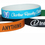 Custom Dual Layered Color Coat Silicone Wristbands, 8" L X 0.50" W X 0.10" Thick, Price/piece