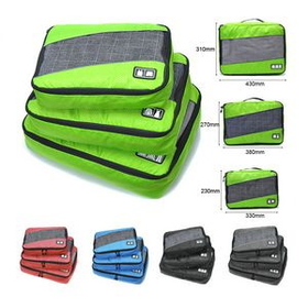 Custom Foldable Travel Garment Bag Set Of 3 PCS, 13" L x 9" W x 4 1/2" H