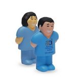 Custom Doctors w/Scrubs Stress Reliever Squeeze Toy