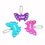 Custom Butterfly Shape Metal Pet ID Tags Key Tag, 1 4/5" L x 1 1/4" W, Price/piece