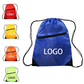 Custom Drawstring Backpack, 17" H x 13 1/2" W