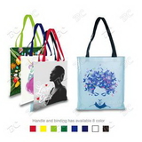 Custom Non-Woven Sublimated Promotional Tote Bag, 15