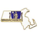 Blank Massachusetts Pin