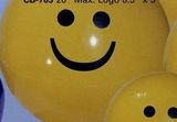 Custom Inflatable Yellow Smile Face Ball / 20