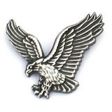Blank Eagle Pin - Silver, 3/4