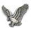 Blank Eagle Pin - Silver, 3/4" W, Price/piece