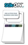 Custom Magnetic Sticky Pad Stock Notes Pad (20 Sheet), 3.5
