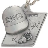 Coach Pewter Key Chain