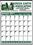 Custom Black/Green Memo Minder Wall Calendar w/ 1 Color Imprint - Thru 5/31/12, Price/piece
