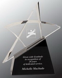Custom Crystal Outline Star Award, 7