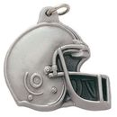 Football Helmet Pewter Key Chain