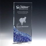 Custom Rectangular Blue Mosaic Starfire with Mosiac Glass, 5