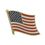 Blank American Flag Pin, 1/2" W, Price/piece