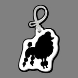 Custom Dog (Poodle, Full) Bag Tag
